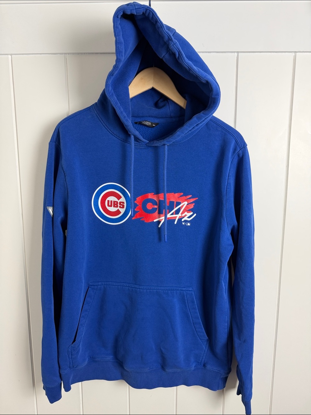 Chicago Cubs Spring Training Blue Pullover Hoodie - Men's Medium